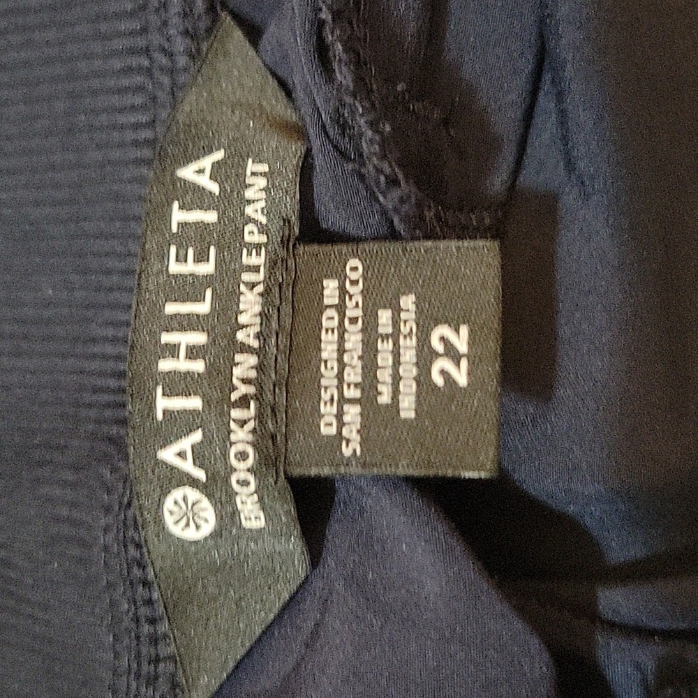 Athleta Navy Brooklyn Ankle Pants - Picture 6 of 9